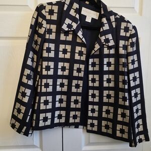 Doncaster Women's Black and Cream Jacket